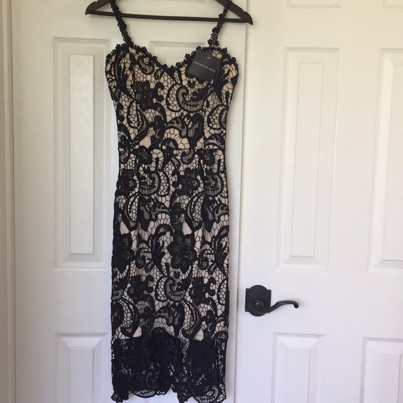 Goodnight Macaroon Dresses | Black Lace Dress Goodnight Macaroon | Color: Black | Size: S | Audreymorris702'S Closet